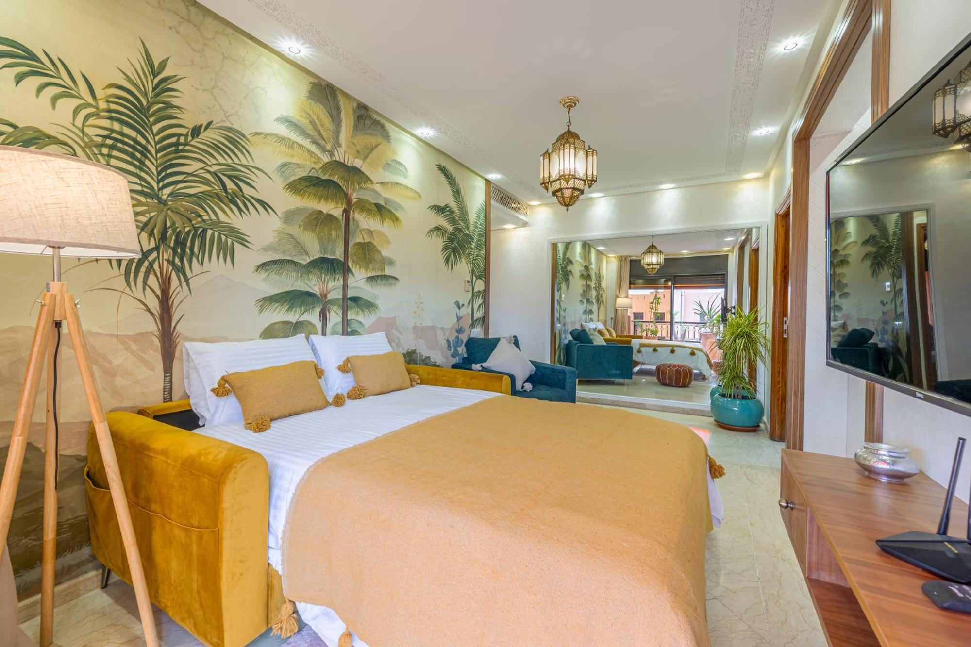 Le Jasmin - Appartement Authentique A Gueliz Marrakesh Exterior foto