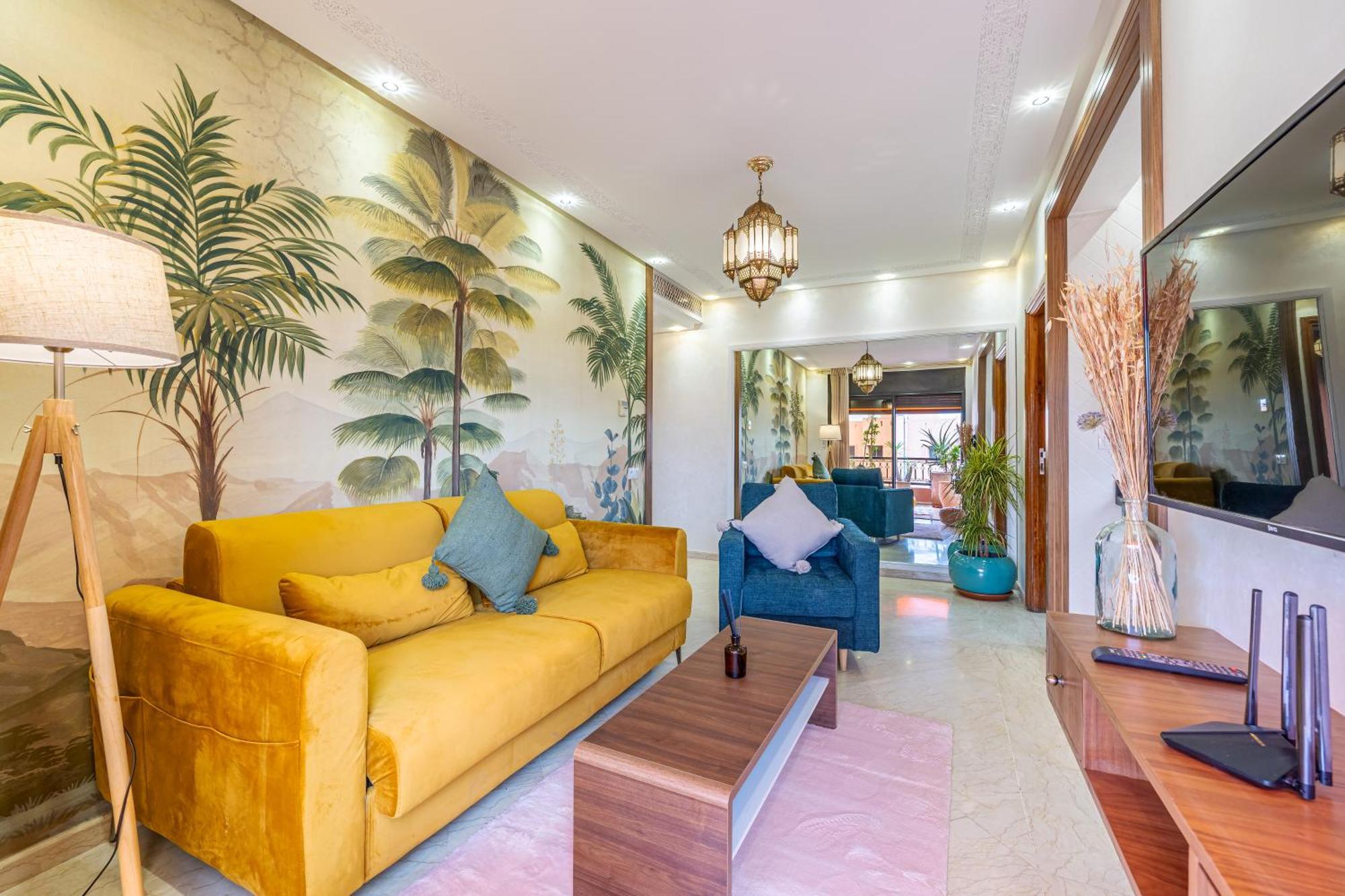 Le Jasmin - Appartement Authentique A Gueliz Marrakesh Exterior foto