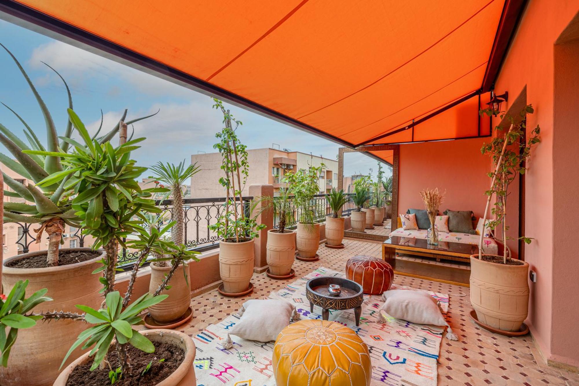 Le Jasmin - Appartement Authentique A Gueliz Marrakesh Exterior foto