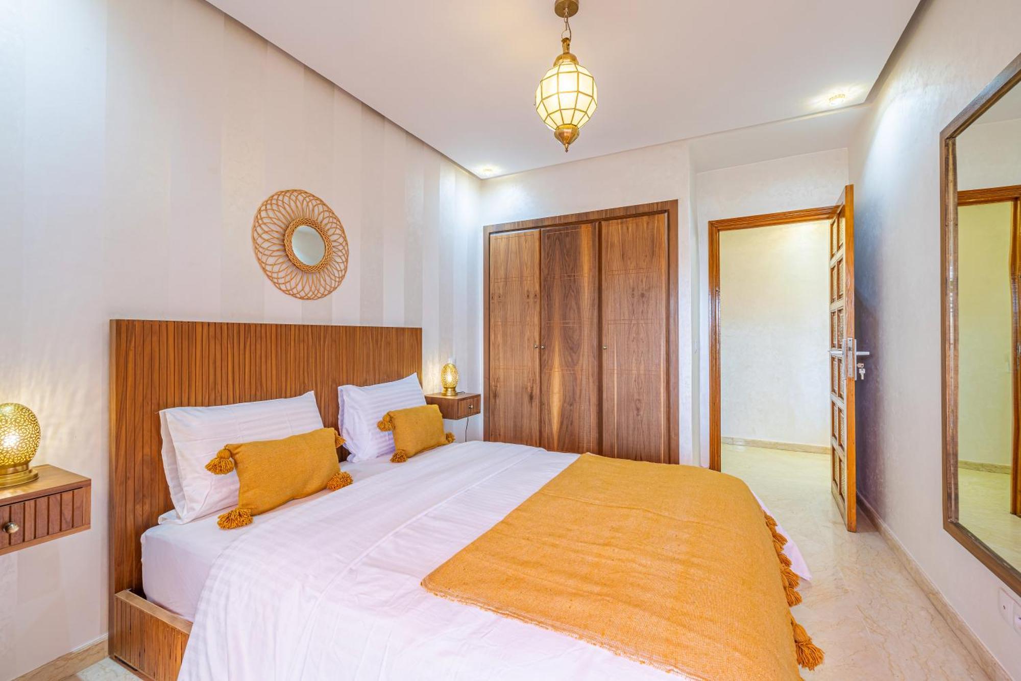 Le Jasmin - Appartement Authentique A Gueliz Marrakesh Exterior foto