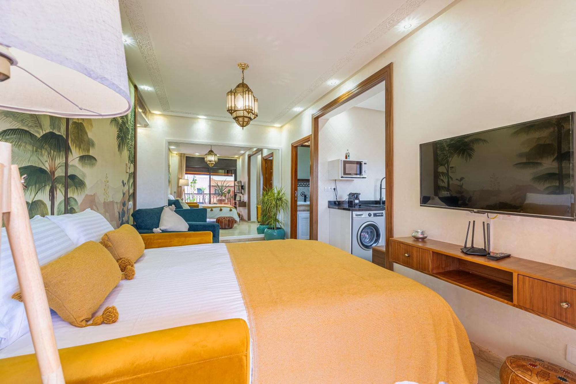 Le Jasmin - Appartement Authentique A Gueliz Marrakesh Exterior foto